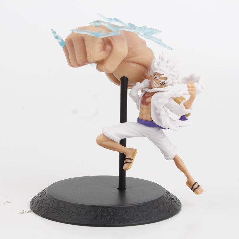 4pcs/set One Pie Nika Luffy Figures Pvc Model Toys 6.5-10cm