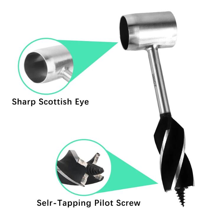 Инструмент для сверления Выживание на природе Ручная дрель Пробойник Шнековые сверла Для кемпинга Туризм на природе Деревообрабатывающие инструменты Портативный