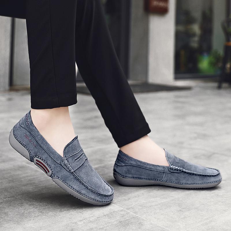 Модные горячие распродажи Мужские повседневные лоферы Ручной работы Кожаные мокасины Легкие слипоны Мужская свадебная обувь На все случаи жизни Мужские туфли для вождения