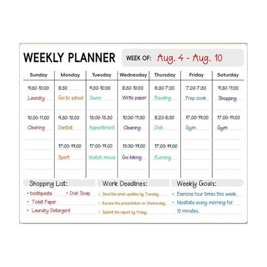 3 шт./набор магнитных наклеек для белой доски с ручками, ластик для доски, списки продуктов, графики домашних дел, меню