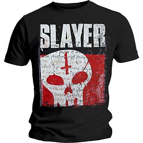 Slayer Mens T-Shirt Undisputed Attitude Skull