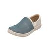 Туфли-слипоны Pansy PS1416 Pansy Hearts для женщин, ширина 4E, антибактериальные и дезодорирующие, 24,5 см, синие