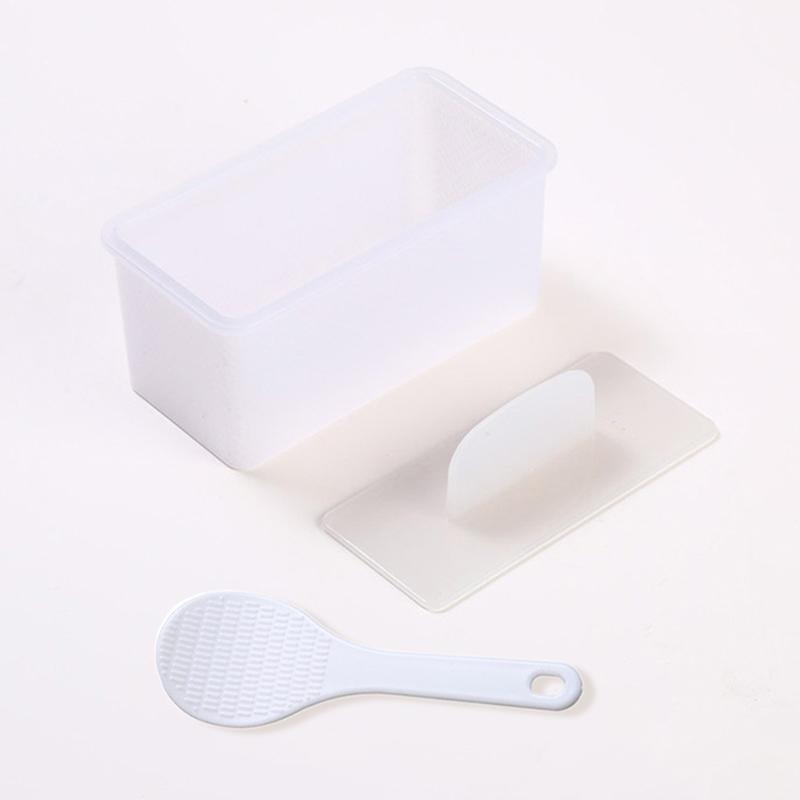 Пресс для еды Прямоугольная форма для суши Онигири Набор для рисовых шариков Антипригарный набор для суши Японские инструменты для DIY Кухонные аксессуары для бенто