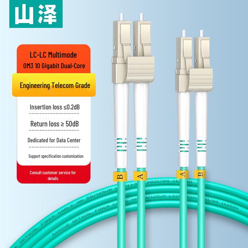 SAMZHE Multimode Duplex Fiber Optic Patch Cable
