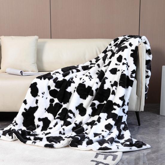 Nap Blanket Super Soft Comfortable Touch Flannel Fluffy Plush Bed Blanket Household