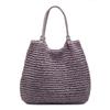 Bohemian Weave Tote Bag Hollow Out Summer Beach Bag Fashion Straw Shoulder Bag  Travel