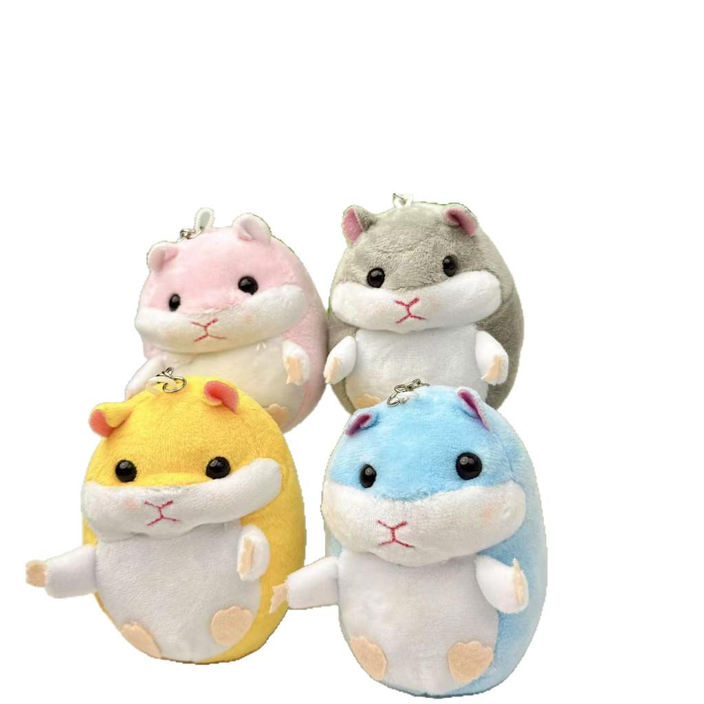 Плюшевый брелок-хомяк Хамтаро с подвесной цепочкой для улицы и повседневной носки