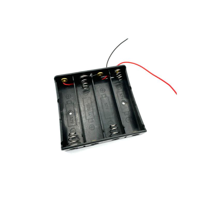 1PC18650 With Switch And Cover Battery Holder 1/2/3/4/Section 9v 6F22 Stacked Square Battery Holder DIY Experiment Welding Free