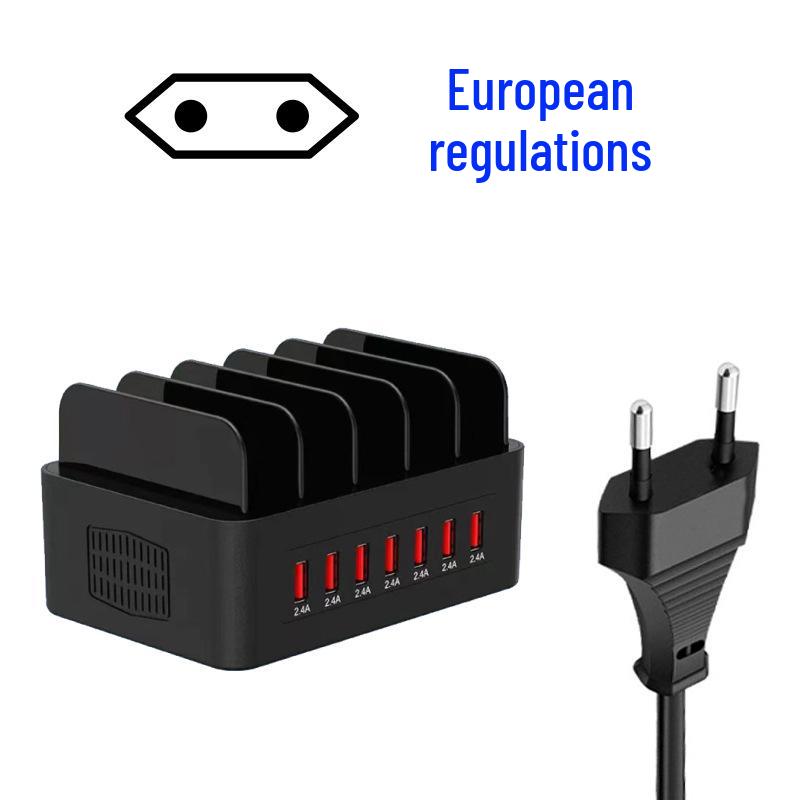 16-портовая USB-станция для зарядки высокой мощности - Многофункциональное быстрое зарядное устройство, 150 Вт