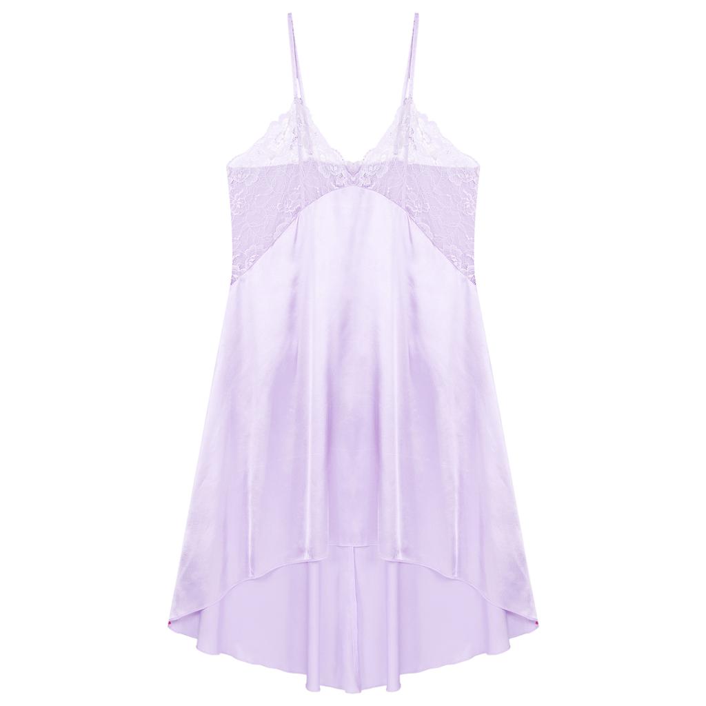 Мужская прозрачная кружевная лоскутная атласная ночная рубашка Sissy Crossdress, нижнее белье, ночная рубашка, пижамы