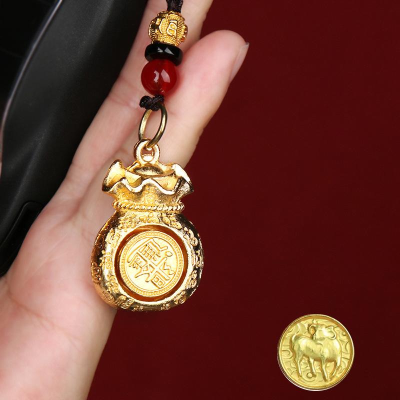 Креативный денежный мешок зодиак автомобиль брелок кулон рюкзак подвески украшения подарки