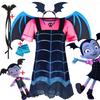 Платье для девочки, вдохновленное сериалом Disney Junior «Вампирина», с крыльями. Костюм маленького вампира. Игровой костюм с дизайном летучей мыши. Одежда для Хэллоуина.