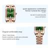POEDAGAR High Quality Diamond Watch Top Brand Luxury Fashion Business Rectangle Waterproof Quartz Ladies Watches Stainless Steel