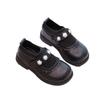 New Spring Autumn Girls Princess Shoes Soft Sole Pearl Decor Knit Casual Flats