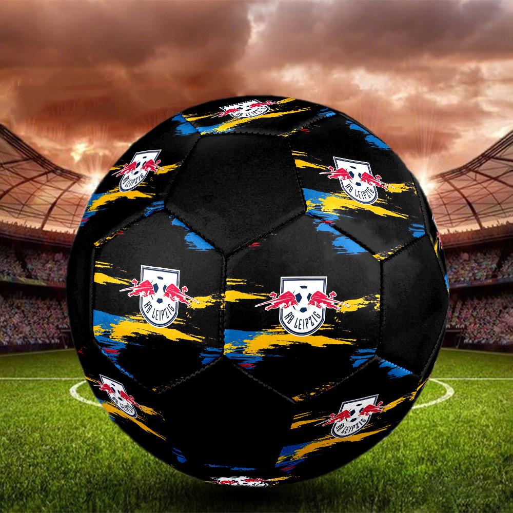 RB Leipzig Soccer Ball Colorful All Ages Machine Stitched PVC Competition Ready Durable High-Bounce.SIZE5