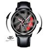 SVJ Brand Wheel Hub Watch Men 360° Rotating Three-dimensional Hollowed Out Car Modification Table Conceptual Luminous Watch