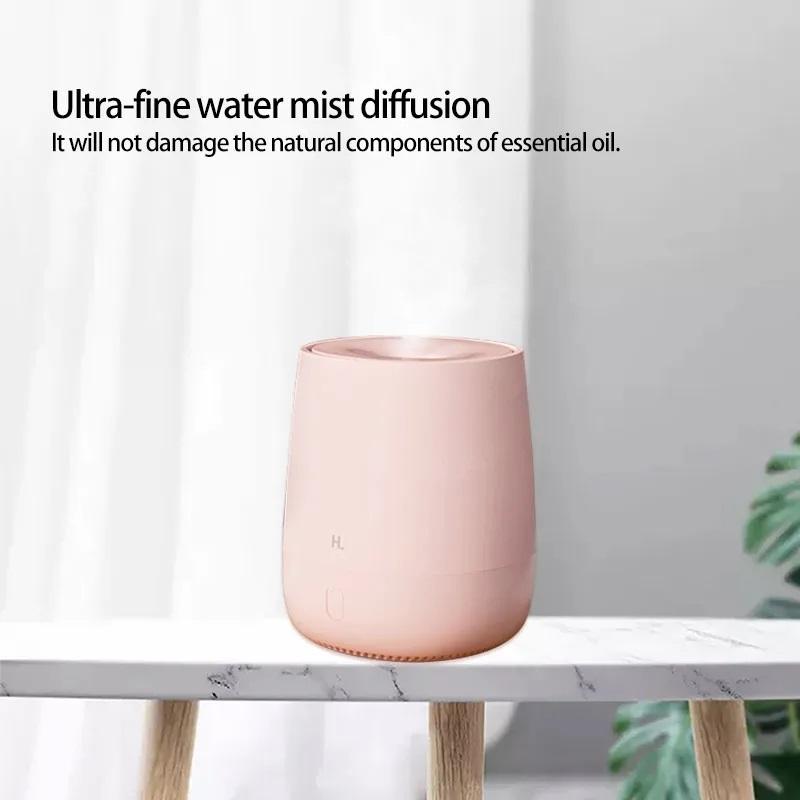 Мини увлажнитель воздуха с ночником, аромадиффузор для воздуха, портативный очиститель воздуха 120 мл KTY