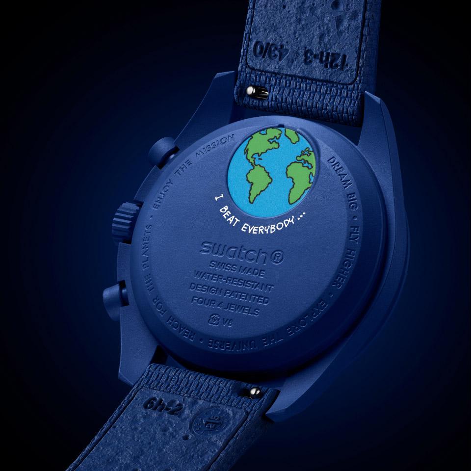 Swatch Omega Snoopy Коллаборация MOONSWATCH Кварцевый Механизм Мужские Часы Часы 42мм Белый Циферблат SO33N703L