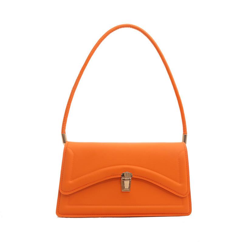 Stylish Retro Pu Leather Handbag Simple Chic Small Square Bag For Casual Outfits