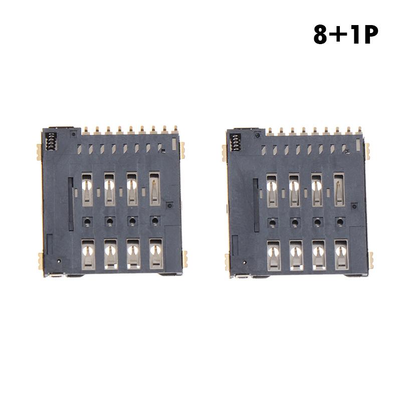 2 шт. Самоэластичный держатель SIM-карты 6+1/8+1 MUP-C792 Коннектор для Micro SIM-карты Самопрокалывающий 6+1 P Слот для SIM-карты