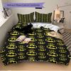 3pcs Batman Signal Bedding Set, Soft Polyester Duvet Cover and Pillowcases Machine Washable Seasons all suitable & Guest Room Decor253