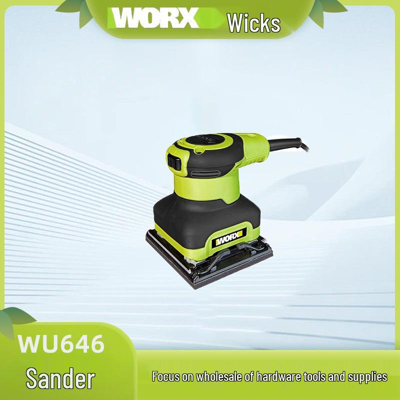 Промышленная шлифовальная машина для наждачной бумаги и шпатлевки Wickes WU646/639: Электрический полировальный инструмент для деревообработки