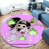 One Piece Brooke Round Area Rug Carpet Rug For Living Room Bedroom Sofa Playroom Decor Nonslip Floor Mat