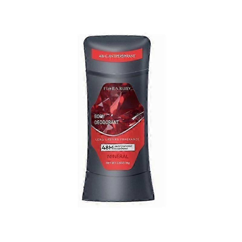 Men's 48-Hour Deodorant with Sandalwood Scent, Aluminum-Free Antiperspirant for Lasting Freshness