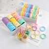 50-100Pcs Girl Elastic Rubber Bands Kids Candy Color Hair Band Sweet Seamless Hair Ties Accessories Ponytail Gum Scrunchies Gift
