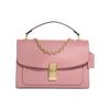 New Lane Leather Portable Crossbody Bag Shoulder Bag Large Size Women's Pink C8206-IMOUS