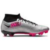 Nike Mercurial Superfly 9 Acad 25 FG/MG 'Metallic Silver Hyper Pink' Sneakers FB8402-060