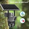 2025 Новая 4K 8MP 4G Sim-карта Солнечная батарея Камера Уличная Беспроводная WiFi IP-камера Двойной объектив Двойной экран Защита Безопасности Наблюдение CCTV