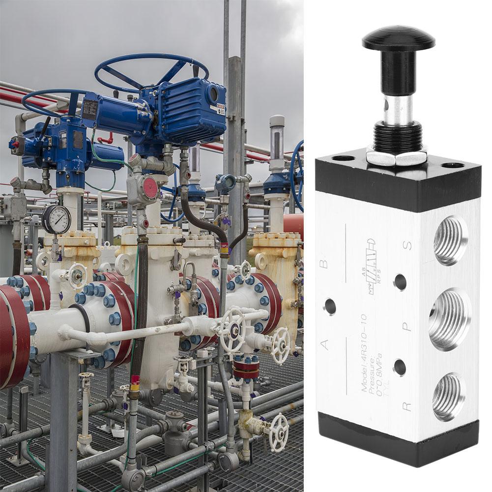 4R31010 2 Position 5 Way Pneumatic Air Hand Lever Operated Solenoid Valve