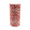 Noguchi Kumataro Tea Garden Tea Caddy, Large Capacity 200g, Yuzen Washi Paper with Inner Lid, Cherry Blossom Pink, Made In Japan, Stylish