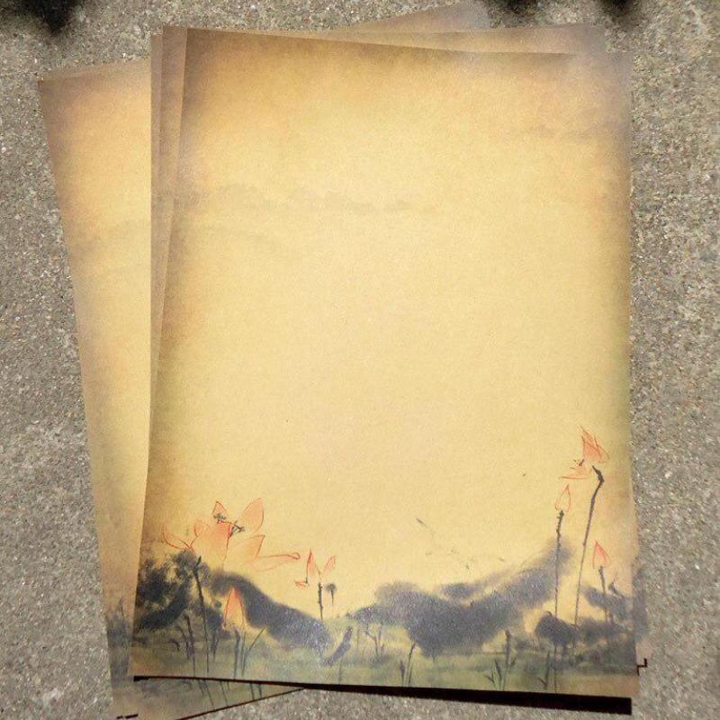 8Pcs Party Letter Paper Set Канцелярские принадлежности Школьный офисный блокнот для рисования Эскизный блокнот Канцелярские принадлежности