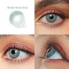 FreshGo Soft Color Contact Lens Gray Coloured Contact Lenses for Eyes Cosmetic Beautiy Pupils 1 Pair Yearly Contact Lenses