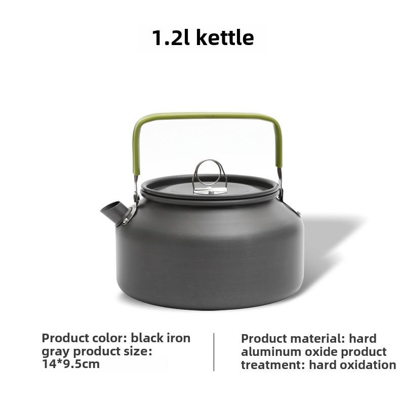 Большой емкости портативный чайник и заварочный чайник для кемпинга на открытом воздухе