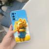CJ104 Winnie the Pooh Soft Shell Transparent Phone Case for Samsung Galaxy A04 A04S A14 A23 A34 A54 M23 M33 M52 M53