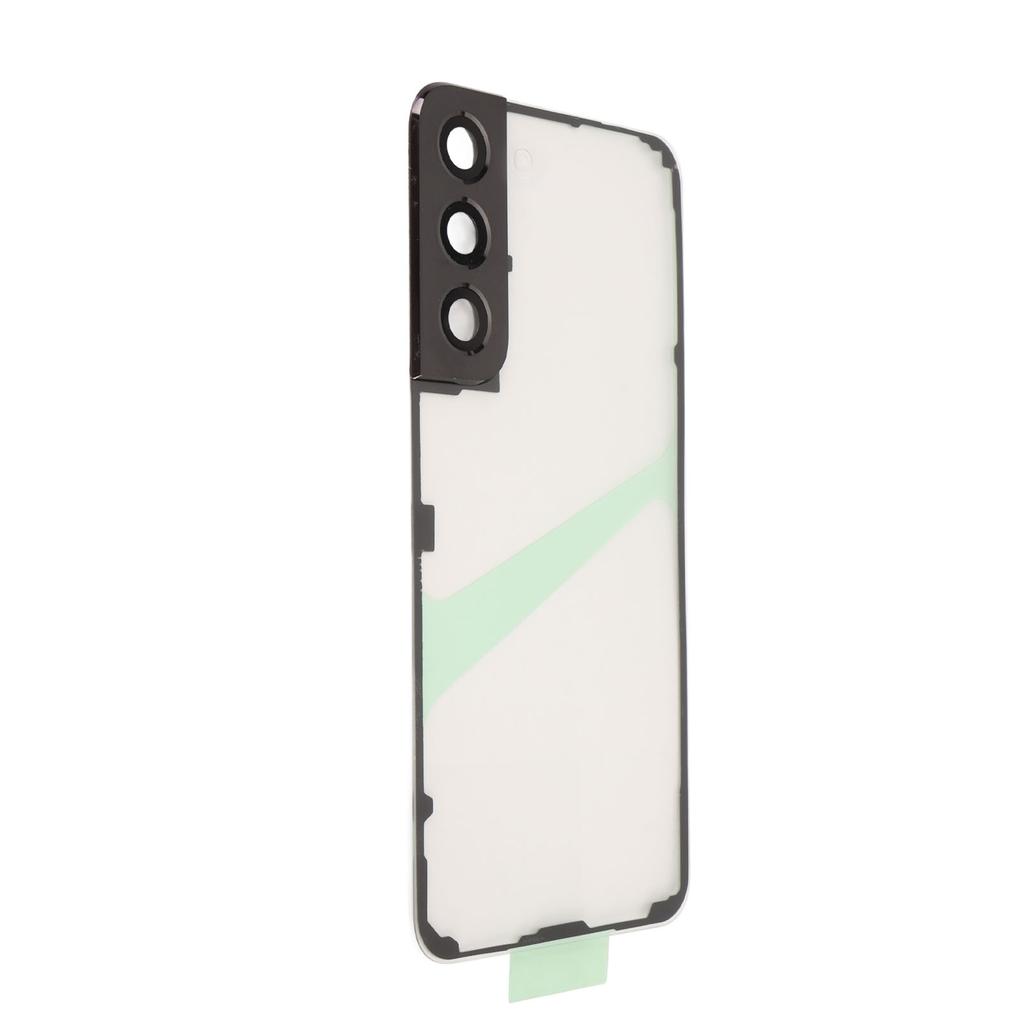 Back Glass Cover Replacement Transparent Housing Door Black Frame with Camera Lens Phone Stand Toos