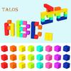 32Pcs Magnetic Cube Building Block Toy Fine Motor Skills Preschool Learning Educational Colorful Cube Building STEM Toy Toddlers Boys Girls Gift