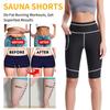 Женские шорты для сауны, спортивные леггинсы с высокой талией, утягивающие тренировочные брюки, спортивные шорты для фитнеса, термобелье для фитнеса
