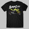 Модели 2016-2020 MSX125 Мотоцикл Grom Life Футболка 100% Хлопок Круглый вырез Короткий рукав Летняя Повседневная Мужская Футболка Байкер Уличная Одежда