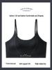 Women's Seamless Push-Up Strapless Camisole Bra with Spaghetti Straps and Beautiful Back Design