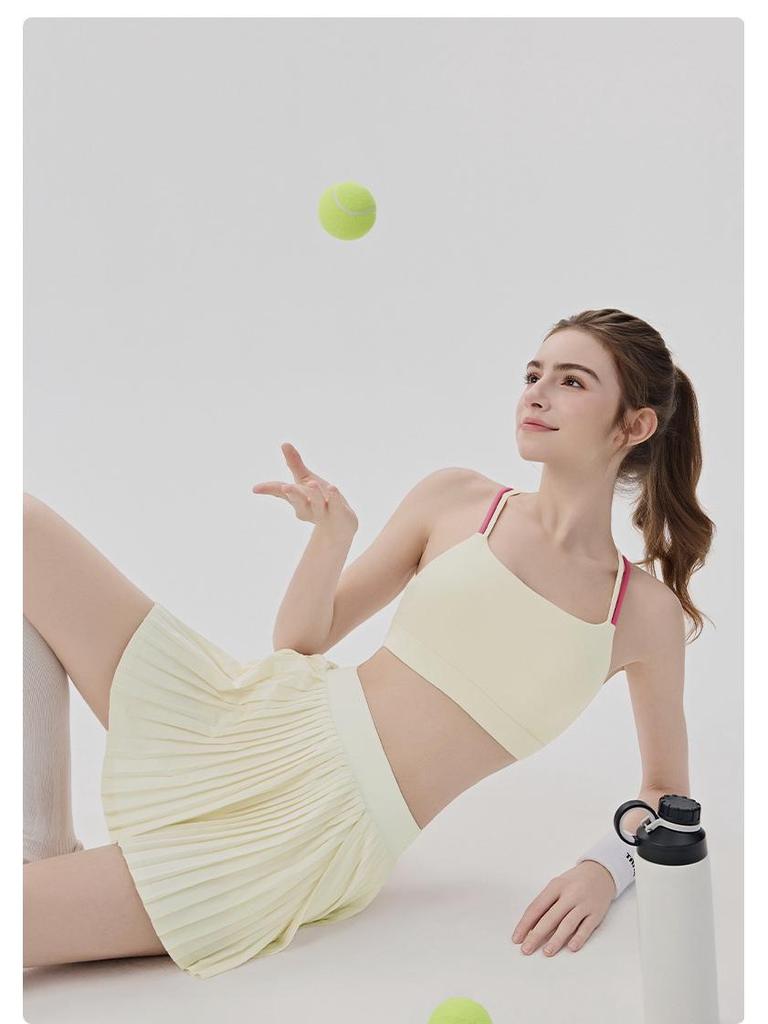 Женский спортивный бюстгальтер с влагоотводящими свойствами и мягкими лямками - Быстросохнущая майка для фитнеса, йоги, пилатеса и тенниса