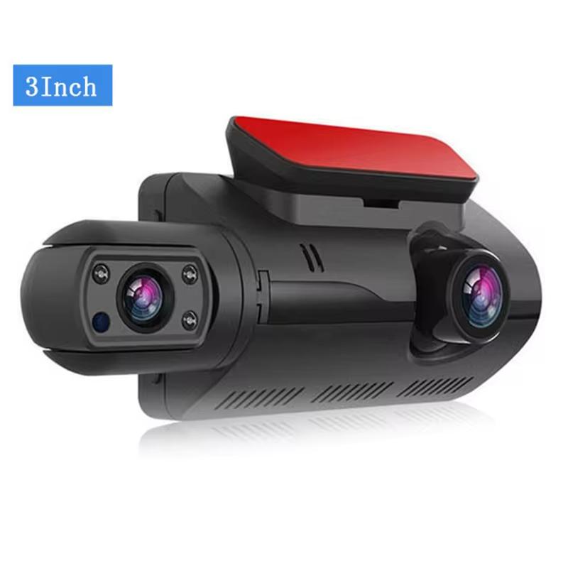 Видеорегистратор с двумя объективами для автомобилей, черный ящик, HD 1080P, автомобильный видеорегистратор с Wi-Fi, ночным видением, G-сенсор, циклическая запись, автомобильный видеорегистратор