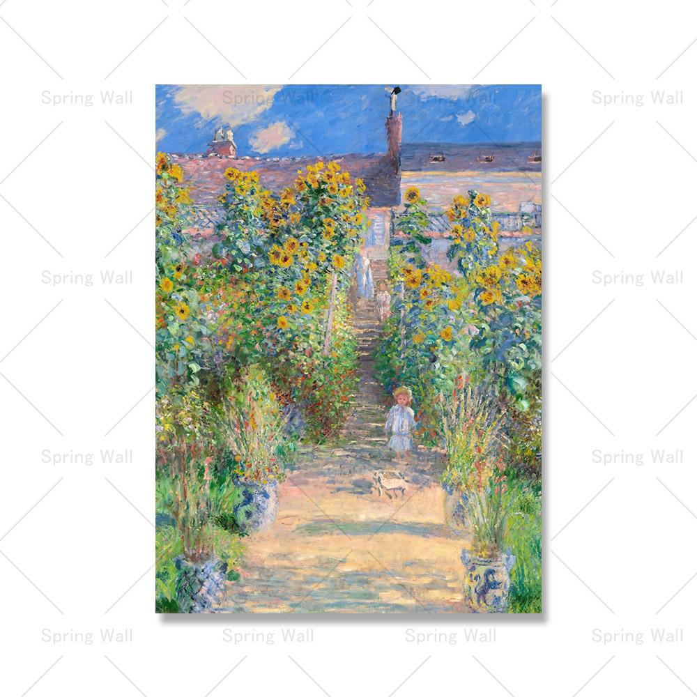 Моне классические кувшинки абстрактный пейзаж плакат импрессионизм холст живопись скандинавское настенное искусство для современного декора гостиной