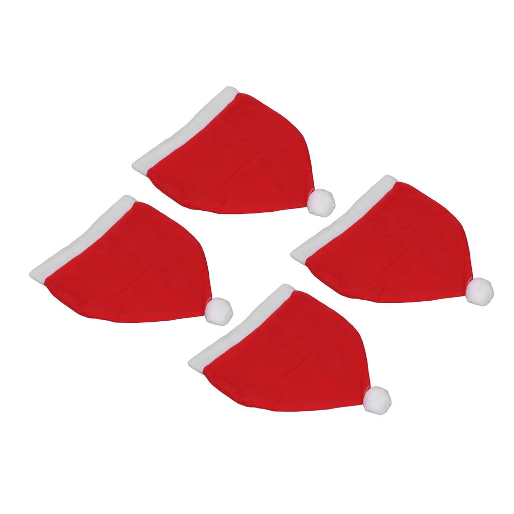 4 шт. шапка Санты рождественская праздничная шапка рождественский чехол на подголовник автокресла украшения праздничные принадлежности