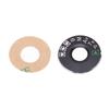 Camera Dial Replacement Metal Dial Plate Interface Cap with Adhesive Tape for 5D Mark III