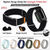 2 шт. Плетеный нейлоновый спортивный ремешок для Google Fitbit Air, эластичный, легкий, дышащий, с регулируемой петлей, браслет