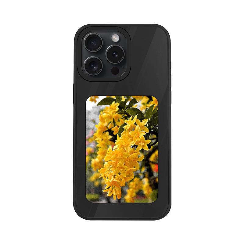 E Ink Phone Case IPhone 13-16 Series Full Body Shockproof With Stand Smart Cast NFC Skin-Feel